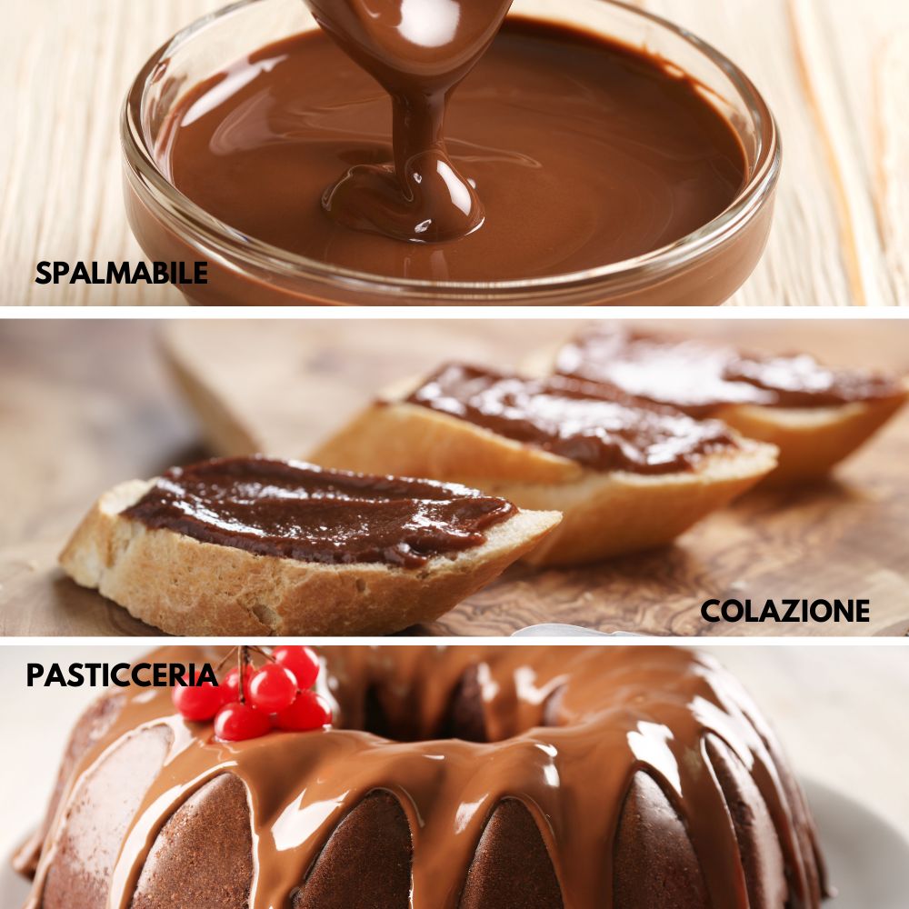 Crema spalmabile alla Gianduia  da 1kg ( Gluten free )