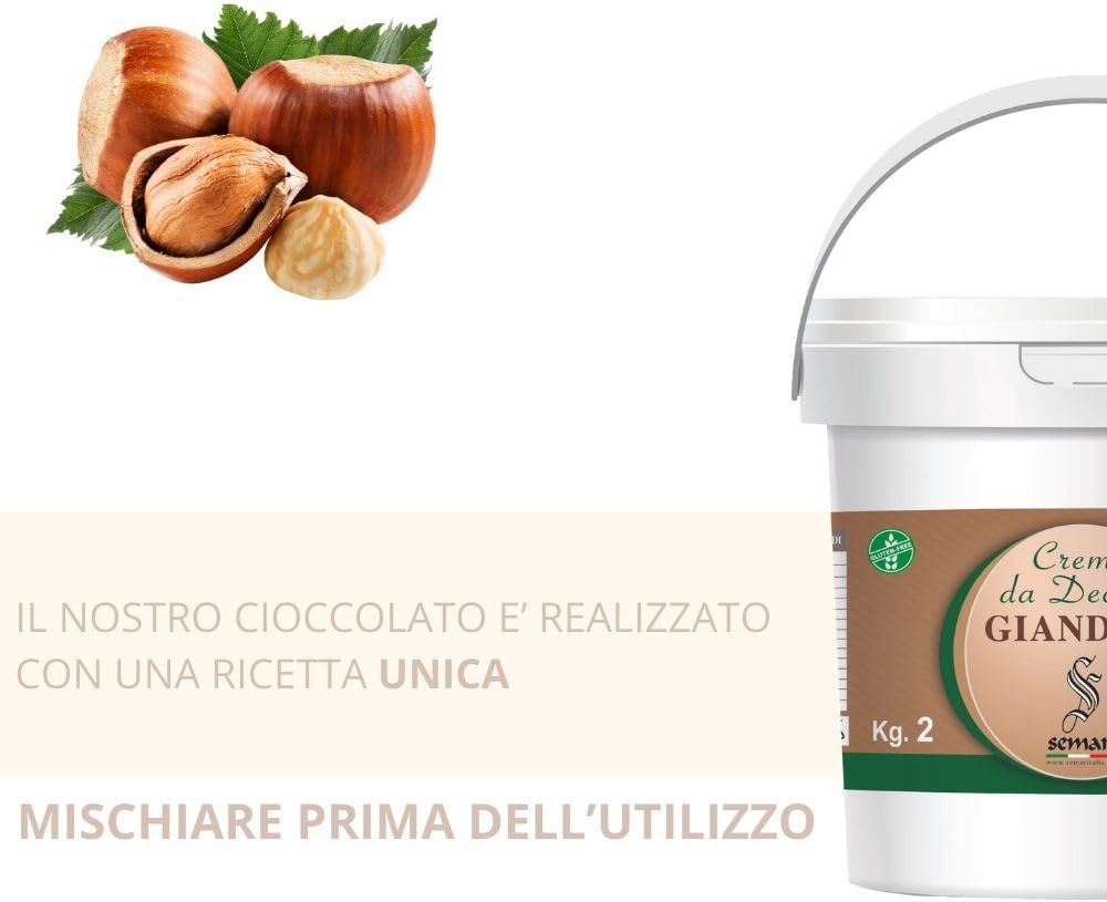 Crema spalmabile alla Gianduia  da 1kg ( Gluten free )