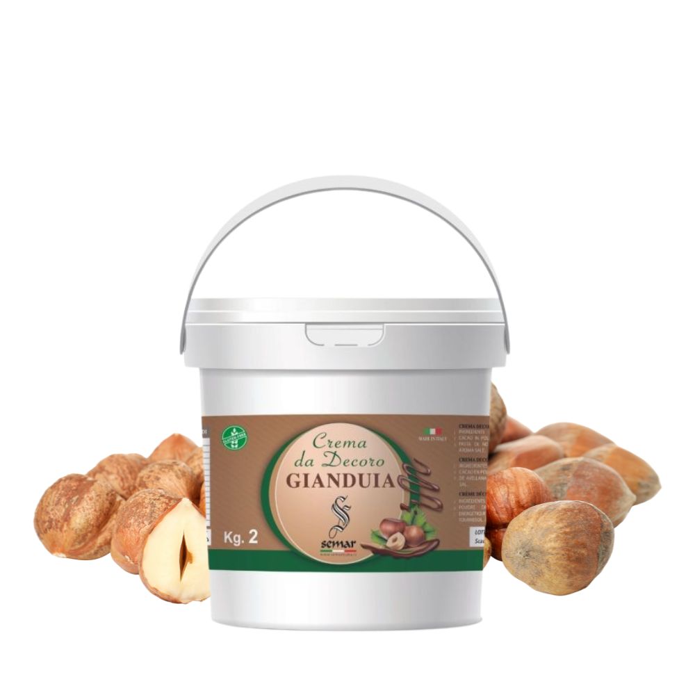 Crema spalmabile alla Gianduia  da 1kg ( Gluten free )